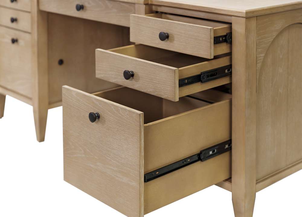 Martin Furniture - Laurel - Modern Wood Console, Wood Accent Cabinet, Entryway Console, Fully Assembled, Light Brown - IMLR669 veiw 9