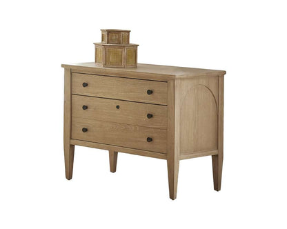 Martin Furniture - Laurel - Modern Wood Lateral File, Storage File Drawer, Office File Drawer, Fully Assembled, Light Brown - IMLR450 veiw 2