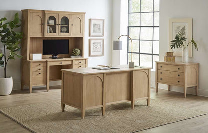 Martin Furniture - Laurel - Modern Wood Lateral File, Storage File Drawer, Office File Drawer, Fully Assembled, Light Brown - IMLR450 veiw 4