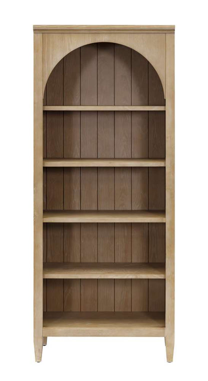 Martin Furniture - Laurel - Modern Wood Open Bookcase Wall, Office Shelving, Storage Cabinet, Light Brown - IMLR3278KIT3 veiw 6