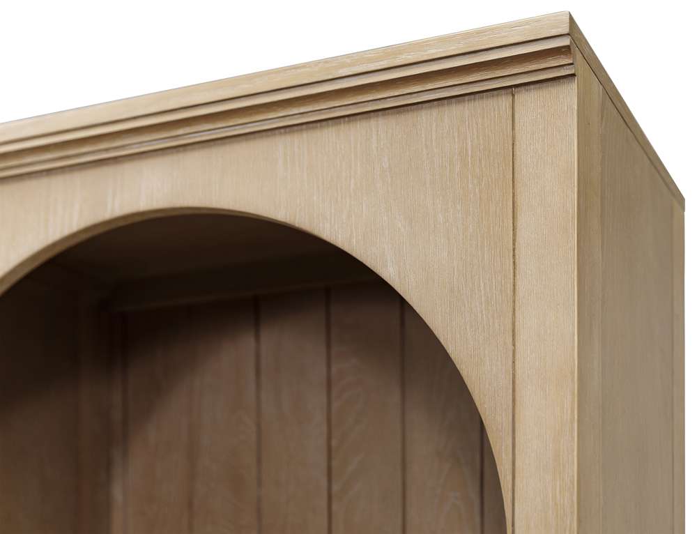 Martin Furniture - Laurel - Modern Wood Open Bookcase Wall, Office Shelving, Storage Cabinet, Light Brown - IMLR3278KIT3 veiw 8