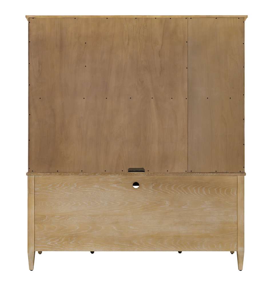 Martin Furniture - Laurel - Modern Wood Credenza and Hutch, Wood Office Desk and Storage Hutch, Light Brown - IMLR682-689KIT veiw 5