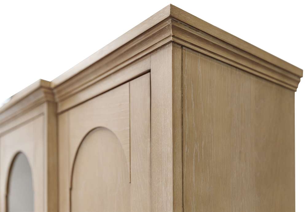 Martin Furniture - Laurel - Modern Wood Credenza and Hutch, Wood Office Desk and Storage Hutch, Light Brown - IMLR682-689KIT veiw 8