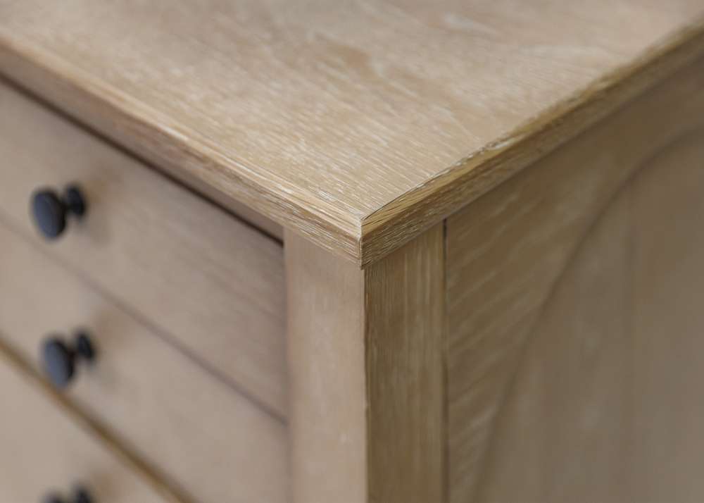 Martin Furniture - Laurel - Modern Wood Credenza, Wood Office Desk, Writing Table, Storage Desk, Fully Assembled Light Brown - IMLR689 veiw 4