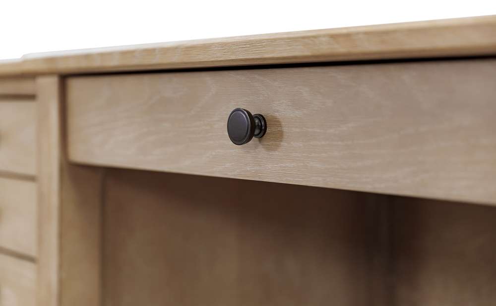 Martin Furniture - Laurel - Modern Wood Credenza, Wood Office Desk, Writing Table, Storage Desk, Fully Assembled Light Brown - IMLR689 veiw 6