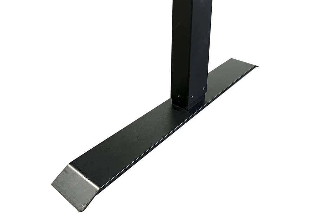 Martin Furniture- Mason- Modern Wood Laminate Office Electronic Sit/Stand Desk, Writing Table, Adjustable Desk With Drawers, Concrete Gray -MNC384T-KIT view 6