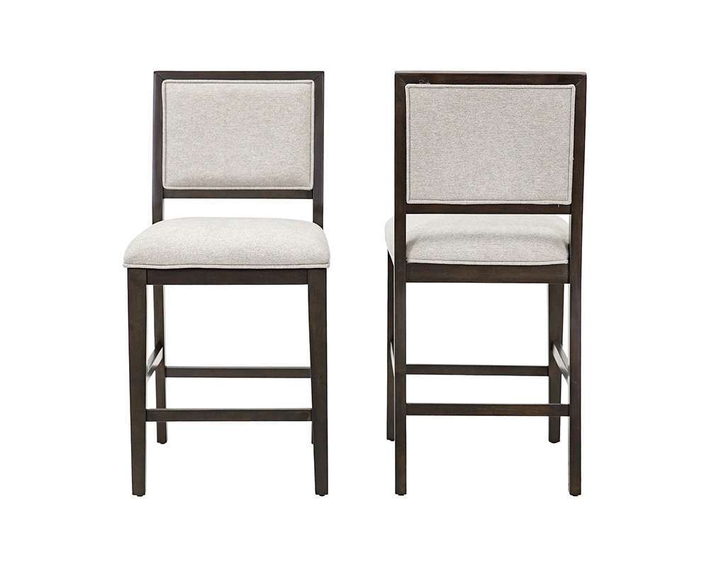 Martin Furniture - Montclair - Modern Wood Counter Height Kitchen Dining Table and Four Chairs, Black - IMMO6042KIT5 veiw 7