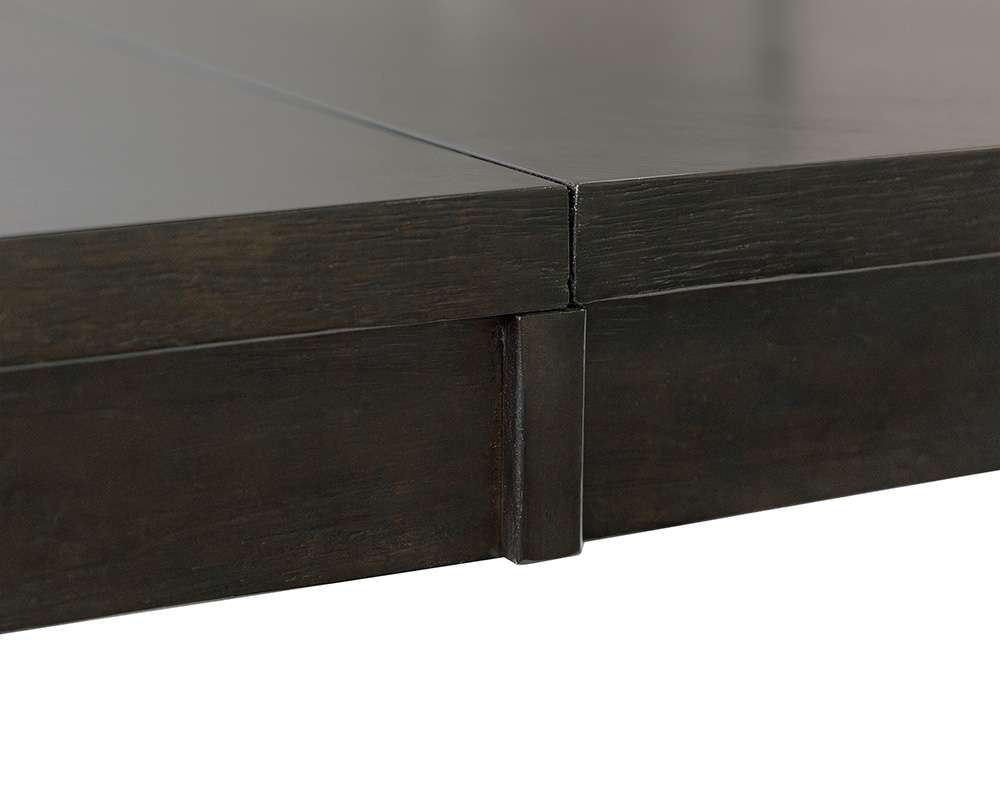 Martin Furniture - Montclair - Modern Wood Counter Height Kitchen Dining Table, Black - IMMO6042 veiw 3
