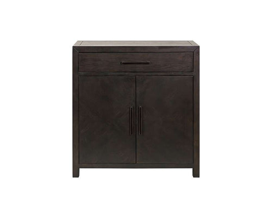 Martin Furniture - Montclair - Modern Wood Kitchen Dining Cabinet, Bar Storage, Black - IMMO340 veiw 2