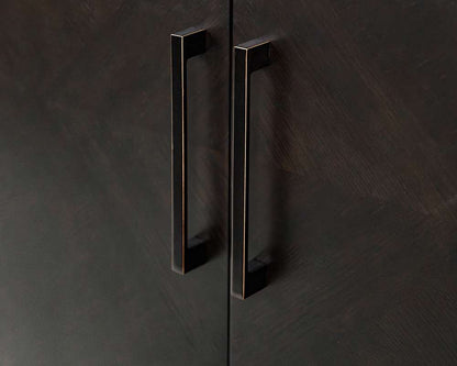 Martin Furniture - Montclair - Modern Wood Kitchen Dining Cabinet, Bar Storage, Black - IMMO340 veiw 3