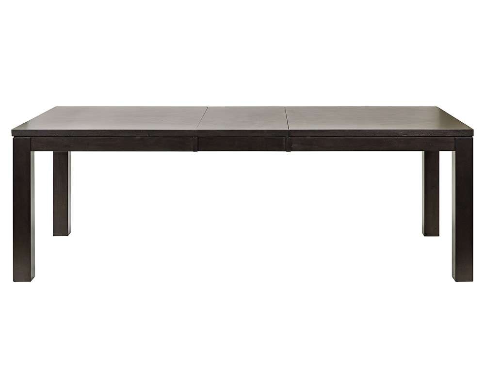 Martin Furniture - Montclair - Modern Wood Rectangular Extension Kitchen Dining Table, Black - IMMO7240 veiw 2