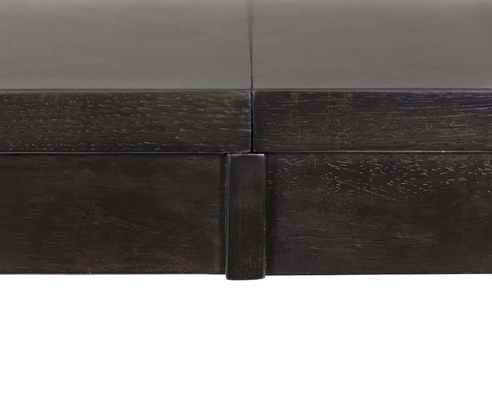 Martin Furniture - Montclair - Modern Wood Rectangular Extension Kitchen Dining Table, Black - IMMO7240 veiw 4