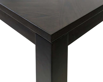 Martin Furniture - Montclair - Modern Wood Rectangular Extension Kitchen Dining Table, Black - IMMO7240 veiw 5