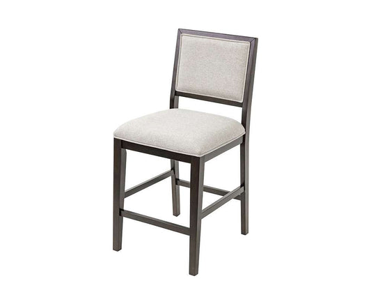 Martin Furniture - Montclair - Two Wood Modern Counter Height Kitchen Chairs, Dining Seats, Black - IMMO80KIT2 veiw 2