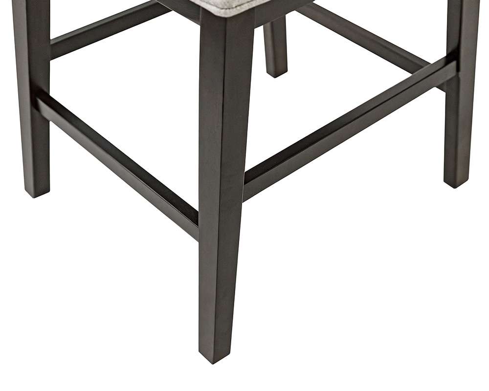 Martin Furniture - Montclair - Two Wood Modern Counter Height Kitchen Chairs, Dining Seats, Black - IMMO80KIT2 veiw 3