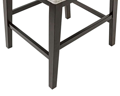 Martin Furniture - Montclair - Two Wood Modern Counter Height Kitchen Chairs, Dining Seats, Black - IMMO80KIT2 veiw 3