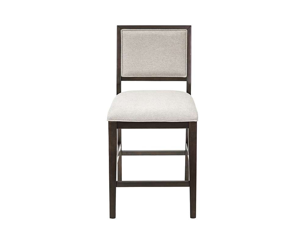 Martin Furniture - Montclair - Two Wood Modern Counter Height Kitchen Chairs, Dining Seats, Black - IMMO80KIT2 veiw 7