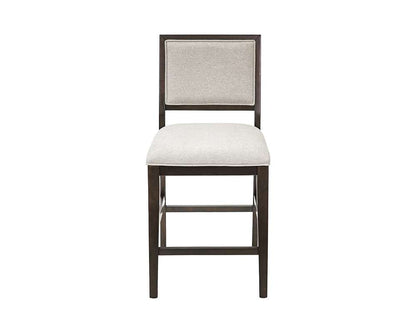 Martin Furniture - Montclair - Two Wood Modern Counter Height Kitchen Chairs, Dining Seats, Black - IMMO80KIT2 veiw 7