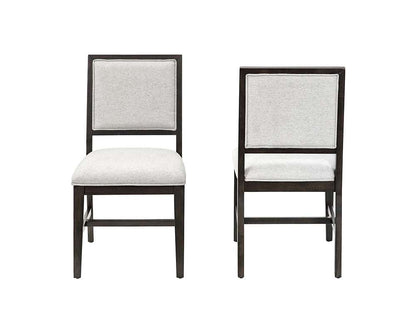 Martin Furniture - Montclair - Two Wood Modern Kitchen Table Chairs, Dining Seats, Black - IMMO70KIT2 veiw 1