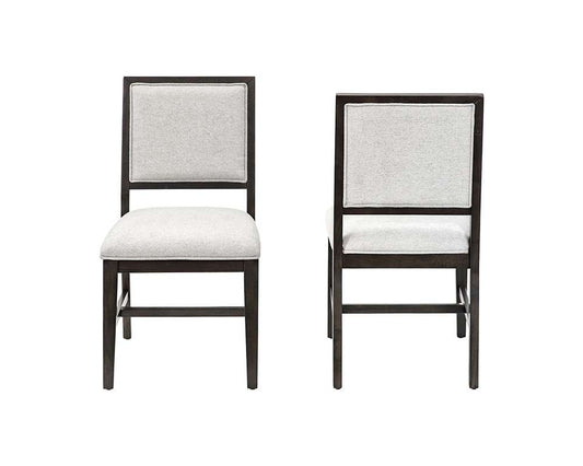 Martin Furniture - Montclair - Two Wood Modern Kitchen Table Chairs, Dining Seats, Black - IMMO70KIT2 veiw 1