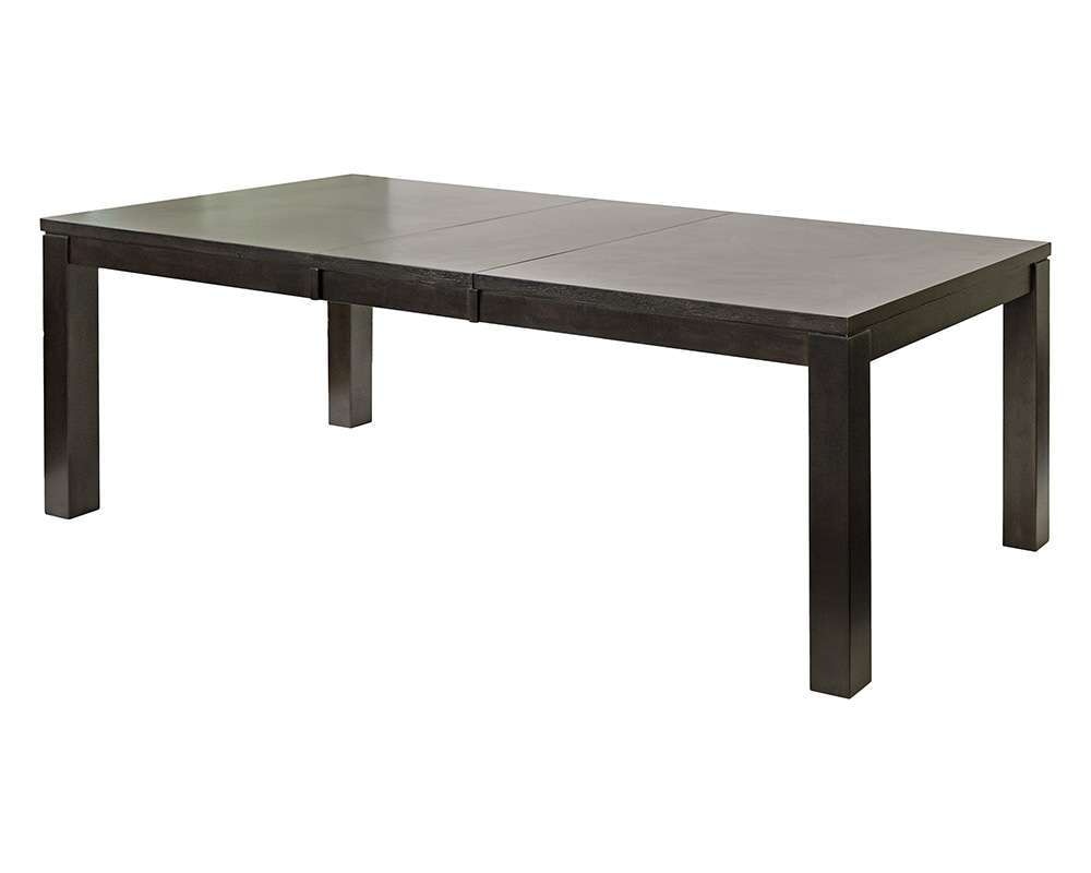 Martin Furniture - Montclair - Modern Wood Rectangular Extension Kitchen Dining Table and Six Chairs, Black - IMMO7240KIT7 veiw 8