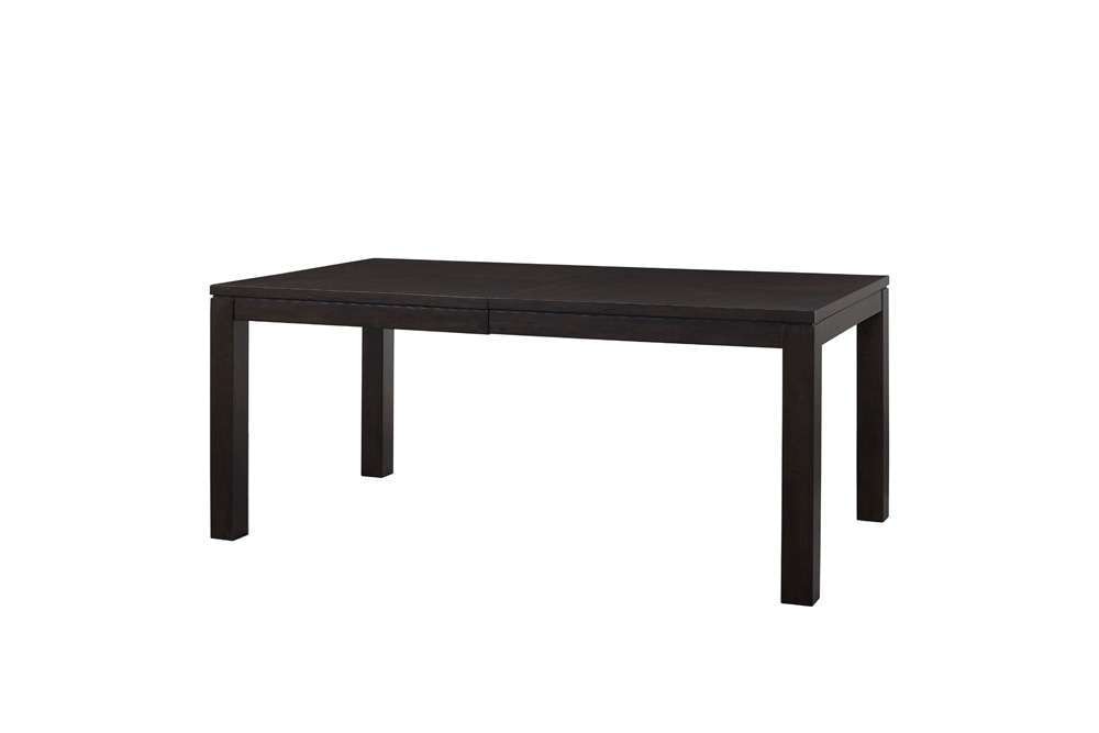 Martin Furniture - Montclair - Modern Wood Rectangular Extension Kitchen Dining Table and Six Chairs, Black - IMMO7240KIT7 veiw 9