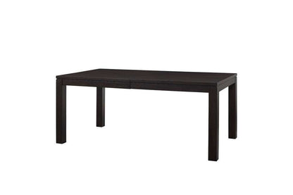 Martin Furniture - Montclair - Modern Wood Rectangular Extension Kitchen Dining Table and Six Chairs, Black - IMMO7240KIT7 veiw 9
