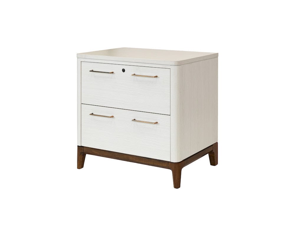 Martin Furniture - Pomona - Contemporary Laminate Wood Lateral File, Office Storage File Drawer, Fully Assembled, White - IMPO450 view 1