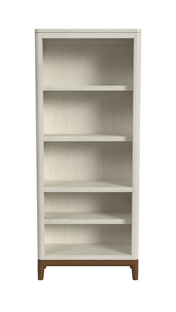 Martin Furniture - Pomona - Contemporary Laminate Wood Open Bookcase, Office Shelving, Storage Cabinet, Fully Assembled, White - IMPO3278 view 4