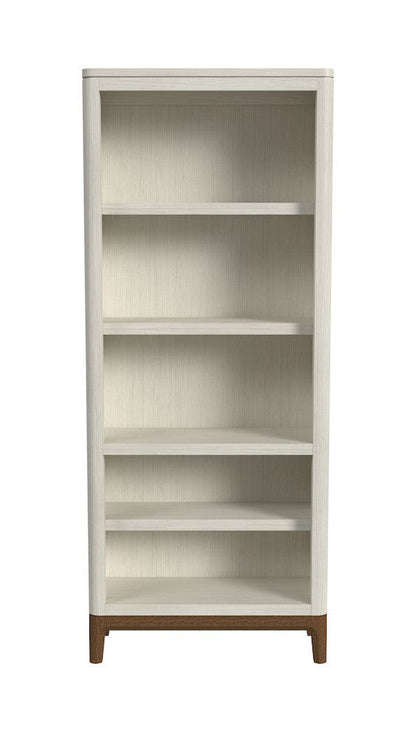 Martin Furniture - Pomona - Contemporary Laminate Wood Open Bookcase, Office Shelving, Storage Cabinet, Fully Assembled, White - IMPO3278 view 4