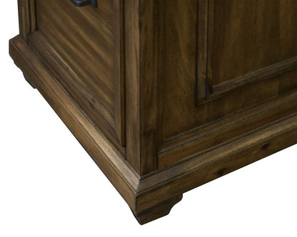 Martin Furniture - Porter - Traditional Credenza, Wood Office Desk, Writing Table, Storage Desk, Brown - IMPR689 veiw 8