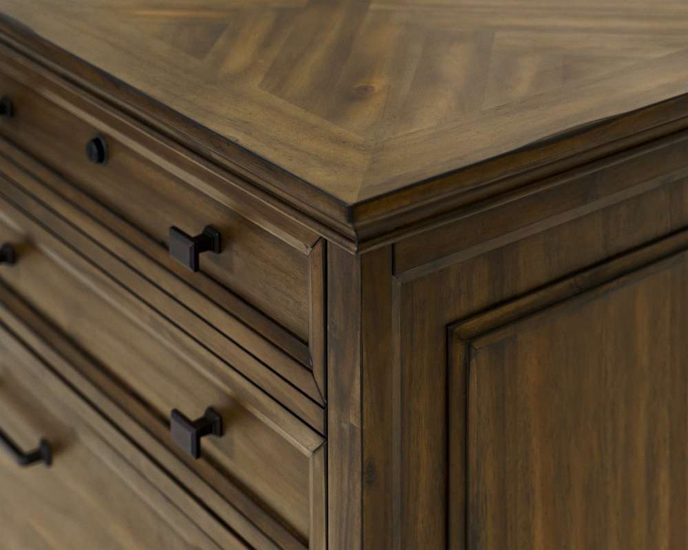 Martin Furniture - Porter - Traditional Wood Lateral File, Storage File Drawer, Office File Drawer, Fully Assembled, Brown - IMPR450 veiw 8