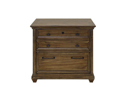 Martin Furniture - Porter - Traditional Wood Lateral File, Storage File Drawer, Office File Drawer, Fully Assembled, Brown - IMPR450 view 5