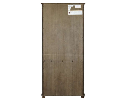 Martin Furniture - Porter - Traditional Wood Open Bookcase, Office Shelving, Storage Cabinet, Fully Assembled, Brown - IMPR3474 veiw 5