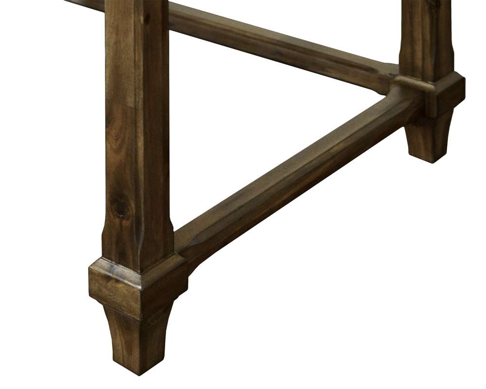 Martin Furniture - Porter - Traditional Wood Writing Desk, Office Desk, Storage Table, Brown - IMPR384 veiw 7