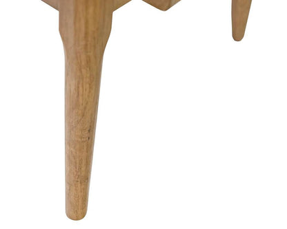 Martin Furniture - Quincey - Two Wood Coastal Arm Kitchen Table Chairs, Arm Dining Side Chairs, Office Table Chairs, Kitchen Table Seats, Brown - IMQU75KIT2 veiw 5