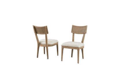 Martin Furniture - Quincey - Two Wood Coastal Kitchen Table Chairs, Dining Side Chairs, Office Table Chairs, Kitchen Table Seats, Brown - IMQU70KIT2 veiw 2