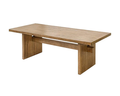 Martin Furniture - Quincey - Coastal Wood Bench, Dining Bench, Kitchen Table Bench, Office Table Bench, Brown - IMQU60 veiw 1