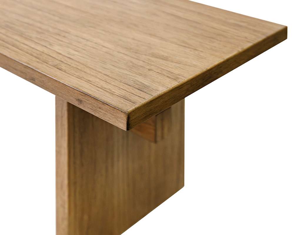 Martin Furniture - Quincey - Coastal Wood Bench, Dining Bench, Kitchen Table Bench, Office Table Bench, Brown - IMQU60 veiw 5