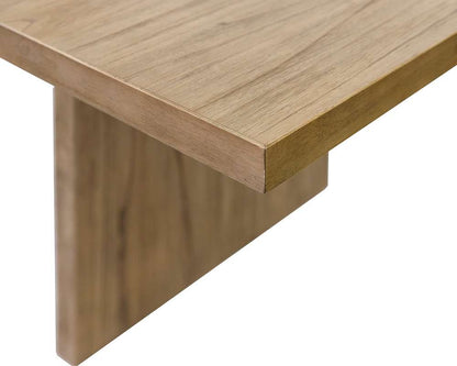 Martin Furniture - Quincey - Coastal Wood Kitchen Table, Dining Table, Rectangular Table, Office Table, Brown - IMQU7242 veiw 2