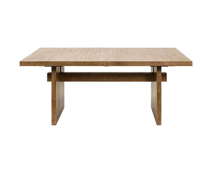 Martin Furniture - Quincey - Coastal Wood Kitchen Table, Dining Table, Rectangular Table, Office Table, Brown - IMQU7242 veiw 3