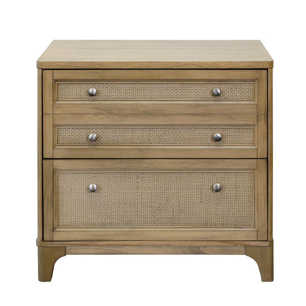Martin Furniture - Quincey Modern Wood Lateral File, Storage File Drawer, Office File Drawer, Fully Assembled, Brown - IMQU450 veiw 1