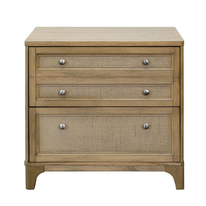Martin Furniture - Quincey Modern Wood Lateral File, Storage File Drawer, Office File Drawer, Fully Assembled, Brown - IMQU450 veiw 1
