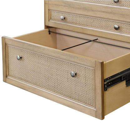 Martin Furniture - Quincey Modern Wood Lateral File, Storage File Drawer, Office File Drawer, Fully Assembled, Brown - IMQU450 veiw 3