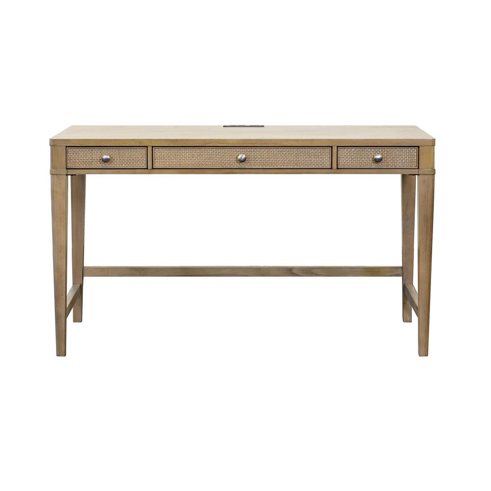 Martin Furniture - Quincey Modern Wood Writing Desk, Office Desk, Storage Desk, Writing Table, Brown - IMQU384 veiw 1