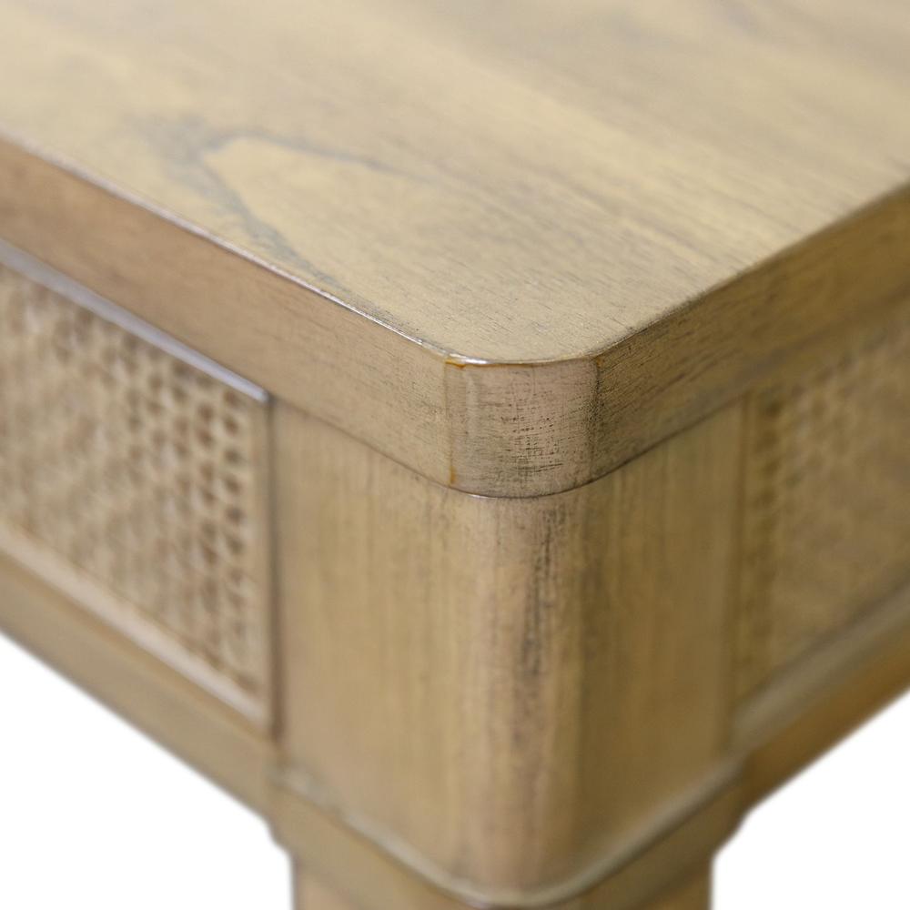 Martin Furniture - Quincey Modern Wood Writing Desk, Office Desk, Storage Desk, Writing Table, Brown - IMQU384 veiw 3
