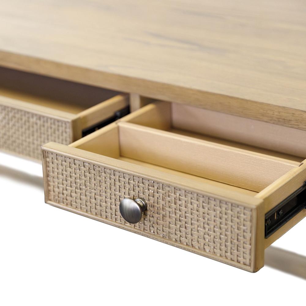 Martin Furniture - Quincey Modern Wood Writing Desk, Office Desk, Storage Desk, Writing Table, Brown - IMQU384 veiw 7