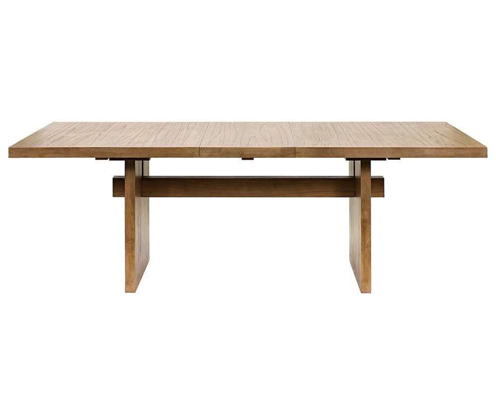 Martin Furniture - Quincey - Coastal Wood Rectangular Kitchen Table with Eight Chairs, Dining Table and Eight Seats, Office Table and Eight Chairs, Brown - IMQU7242KIT9 veiw 4