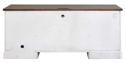 Martin Furniture - Durham Rustic Wood Credenza, White - IMDU689 veiw 6