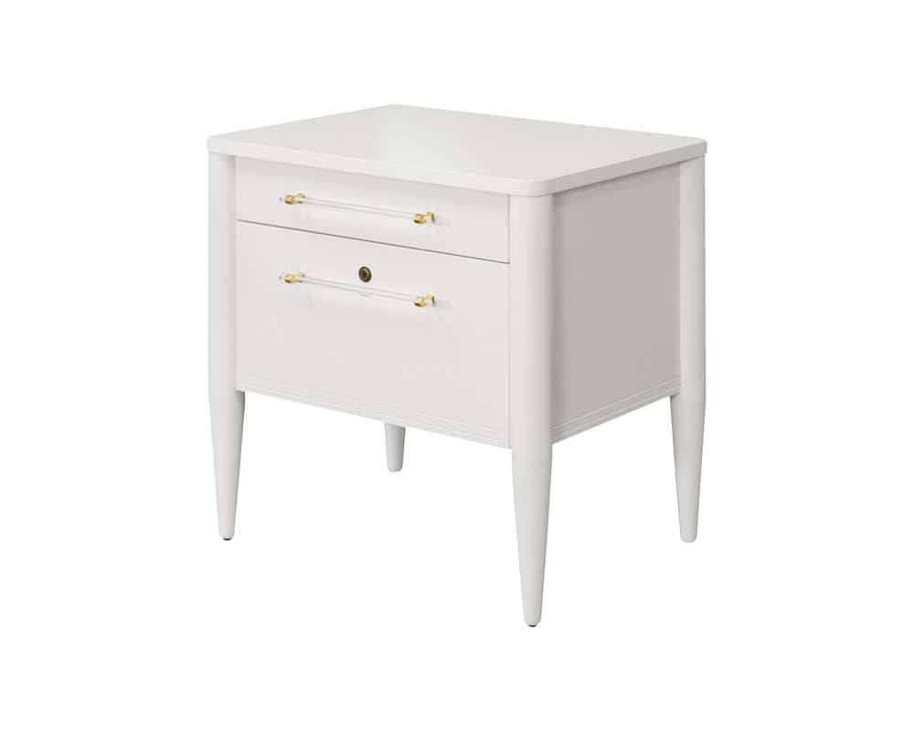 Martin Furniture - Shasta - Contemporary Lateral File, Office Lateral File, Accent Lateral File, White - IMSH455 veiw 1